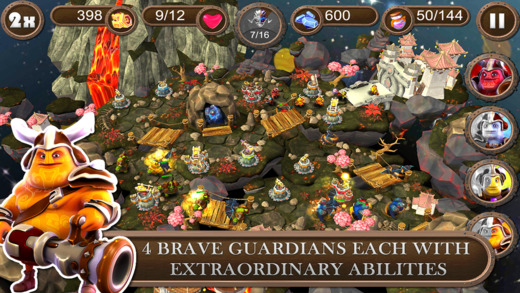 brave - [限時免費] 3D 塔防冒險遊戲《Brave Guardians TD》原價60元