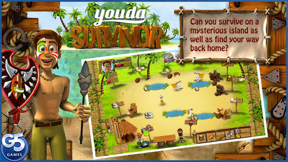 [限時免費] 生存策略遊戲《Youda Survivor》在神秘小島上求生尋寶，找到回家的路！