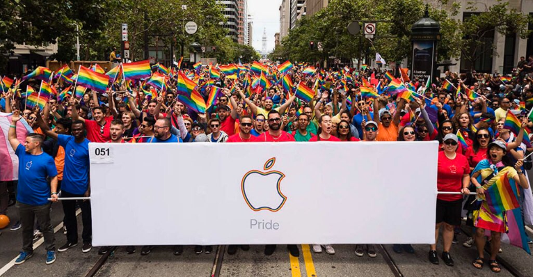 蘋果員工力挺 LGBTQ 驕傲活動 參與美國各地同志大遊行