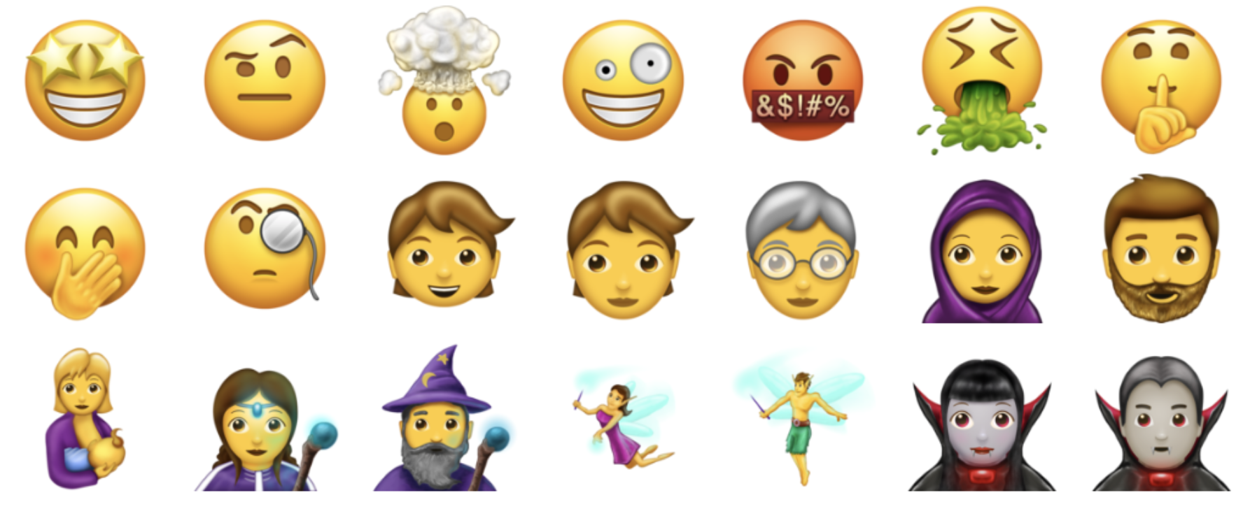 蘋果宣布今年即將推出全新 emoji 圖示