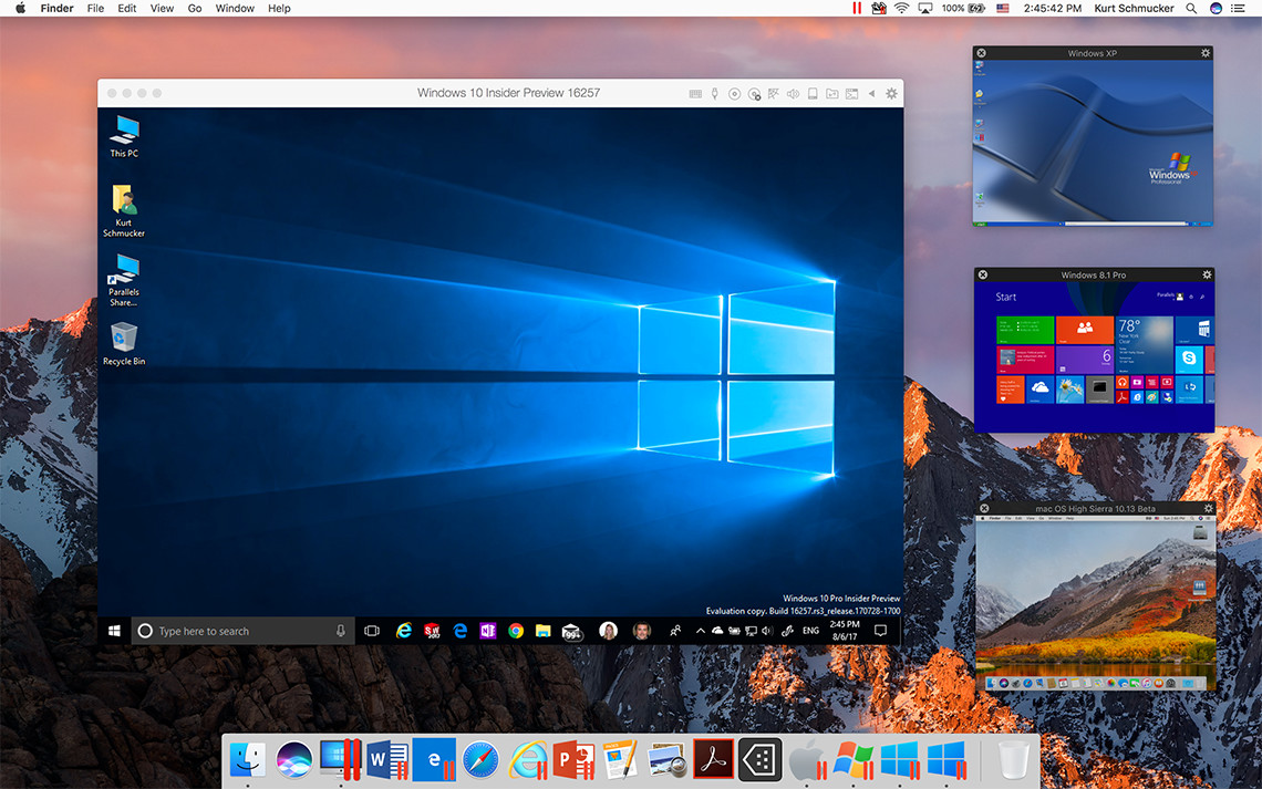 Mac上的虛擬Windows軟體《Parallels Desktop 13》推出更新版本