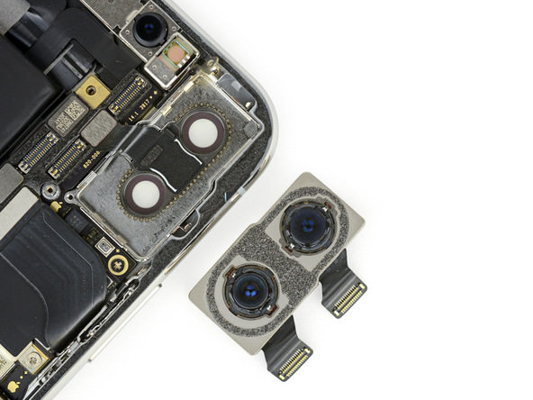 iPhone X拆解：雙鏡頭與背板