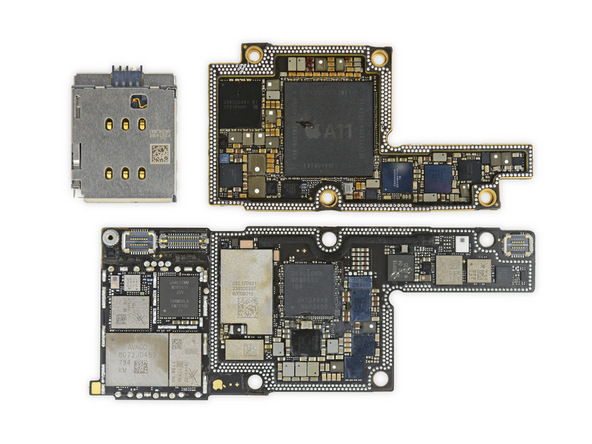 iPhone X拆解：堆疊的主機板設計