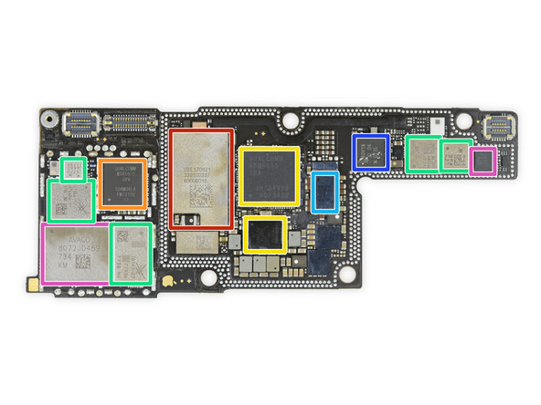 iPhone X拆解：關於第二層主機板