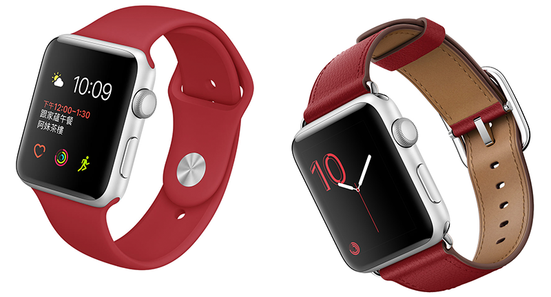 紅色 Apple Watch