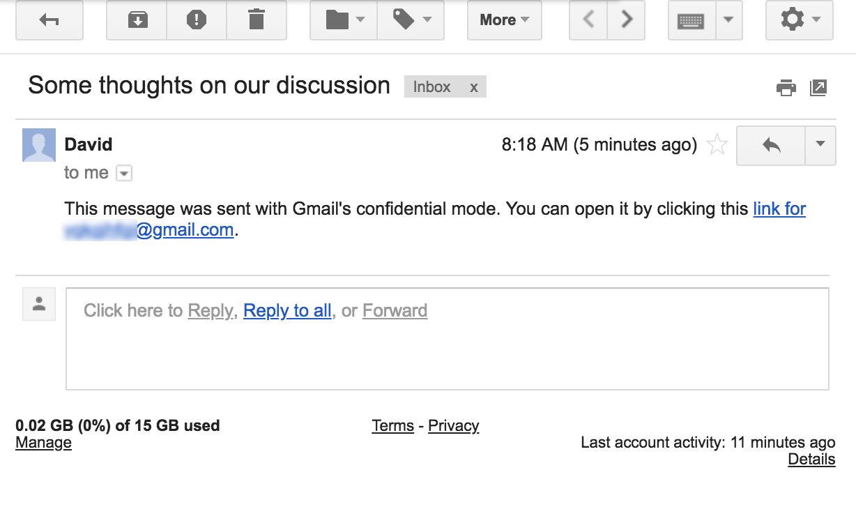 Gmail信箱即將推出「限時郵件」功能？不封存、時間一到自動摧毀