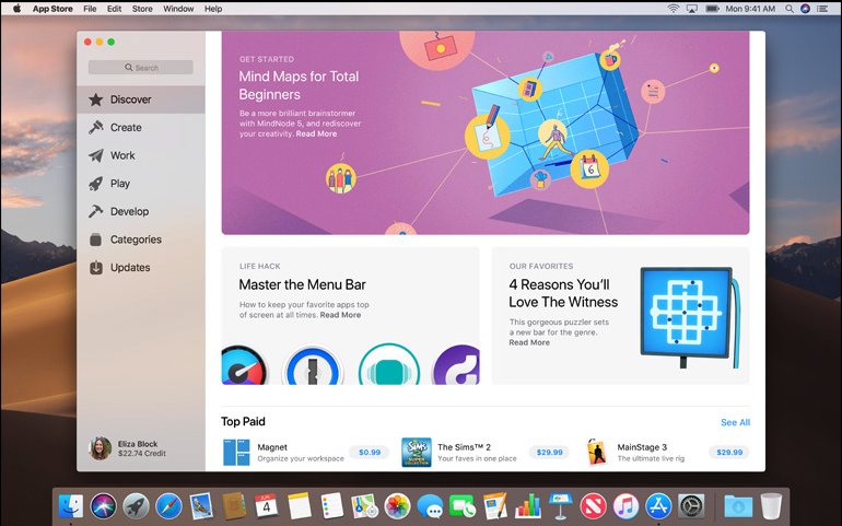 全新設計的 Mac App Store
