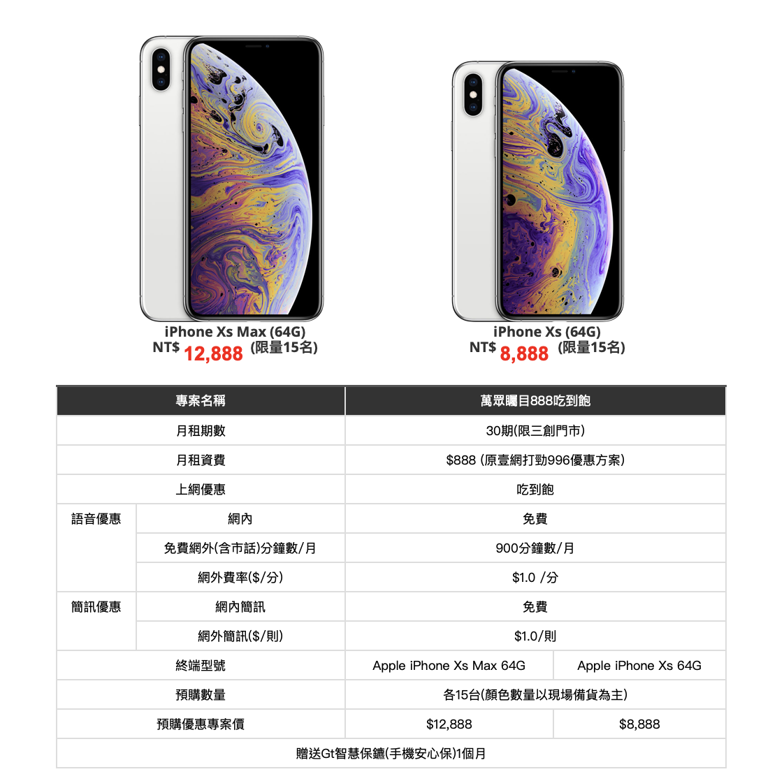 iPhone XS、亞太電信