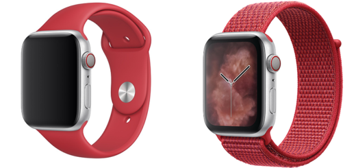 Apple Watch Series 4 運動型錶環 Product RED