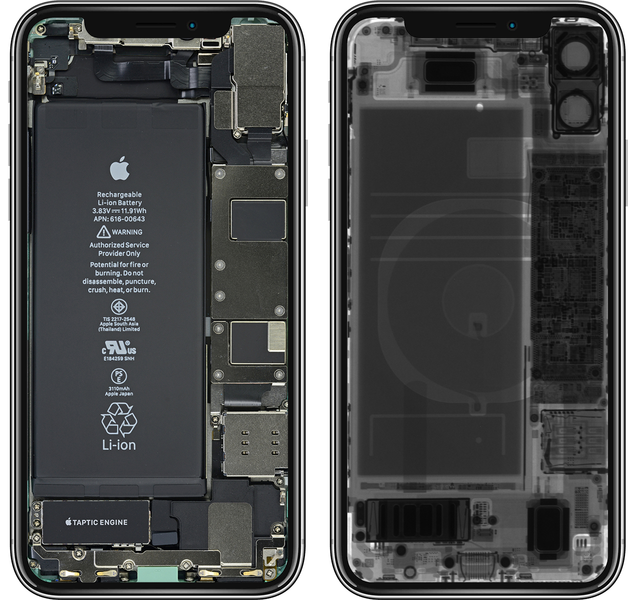 iPhone 11 透視桌布