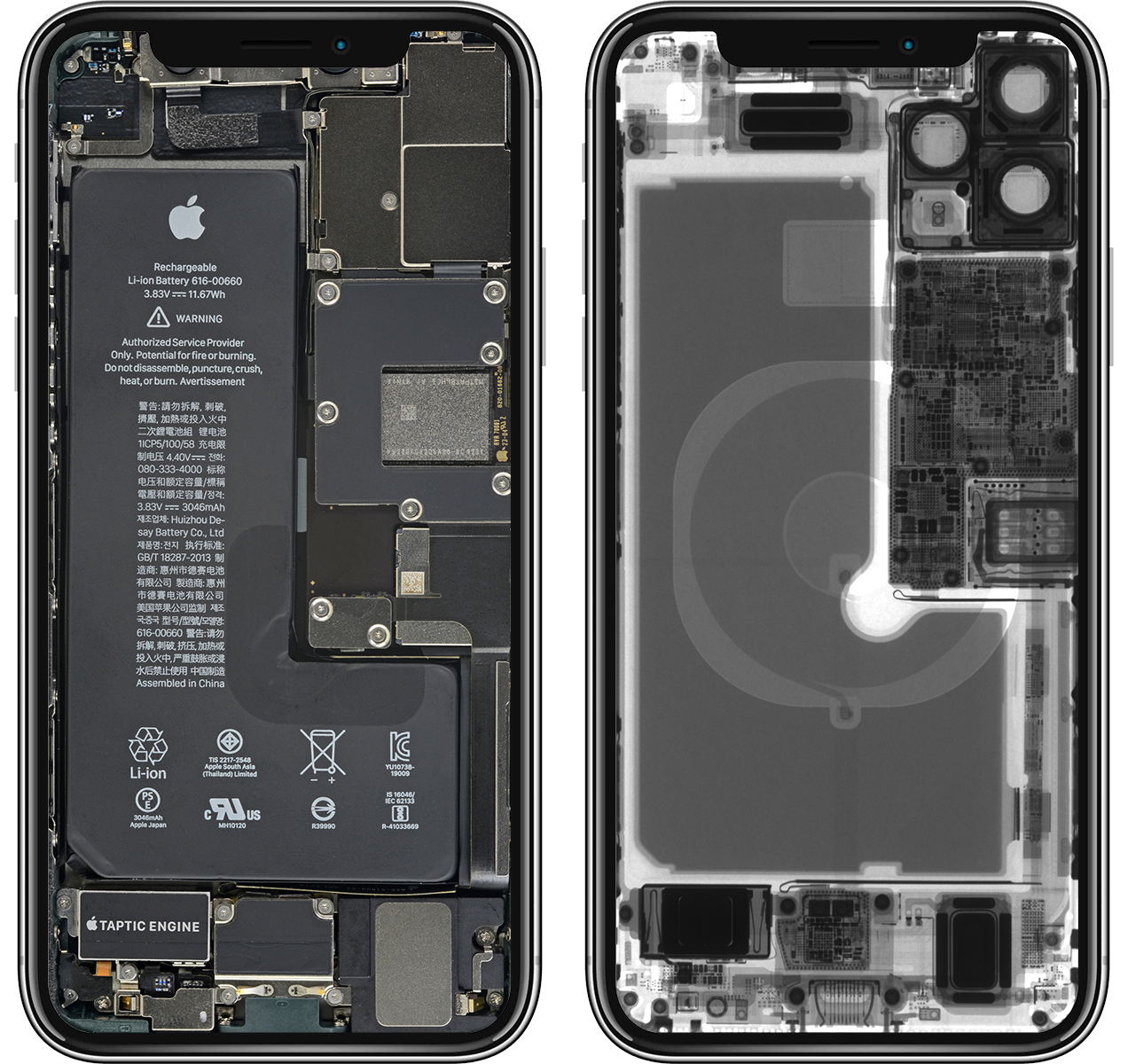 iPhone 11 Pro 透視桌布