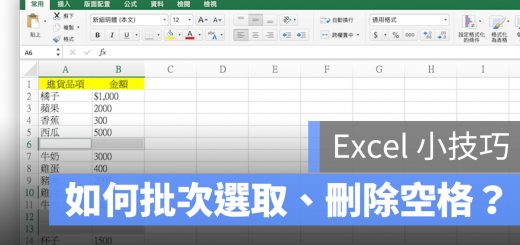 Excel 空格 刪除 空白