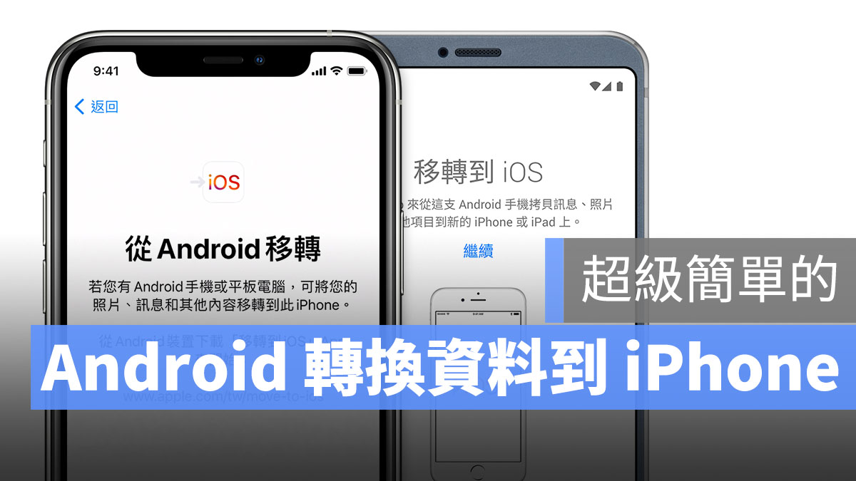 Android iPhone 轉換