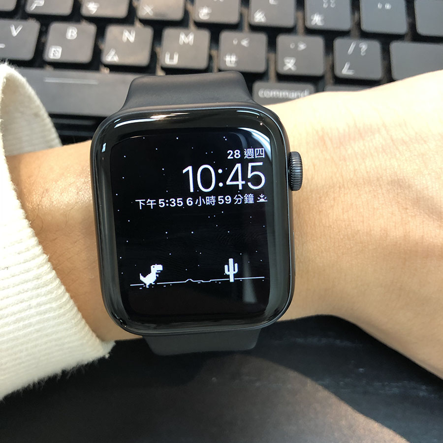 Apple Watch 錶面更換效果