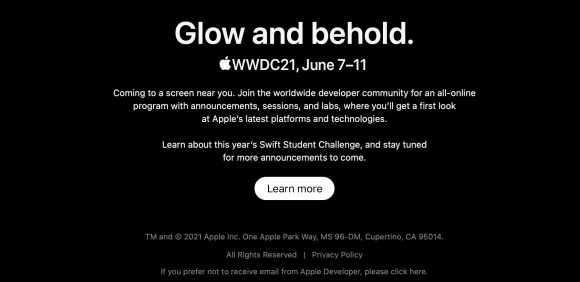 2021 蘋果春季發表會 WWDC 