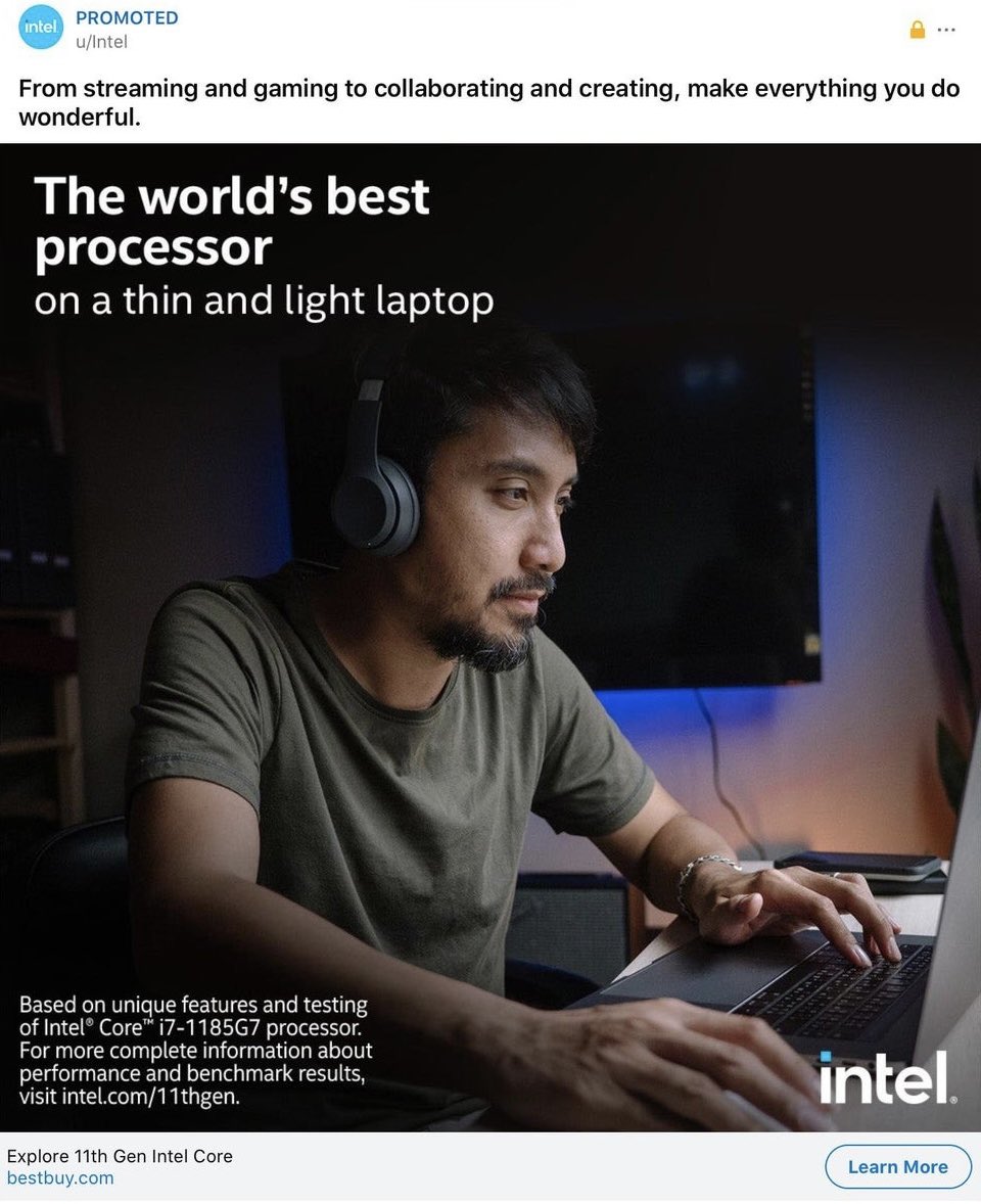 Intel 廣告 MacBook Pro