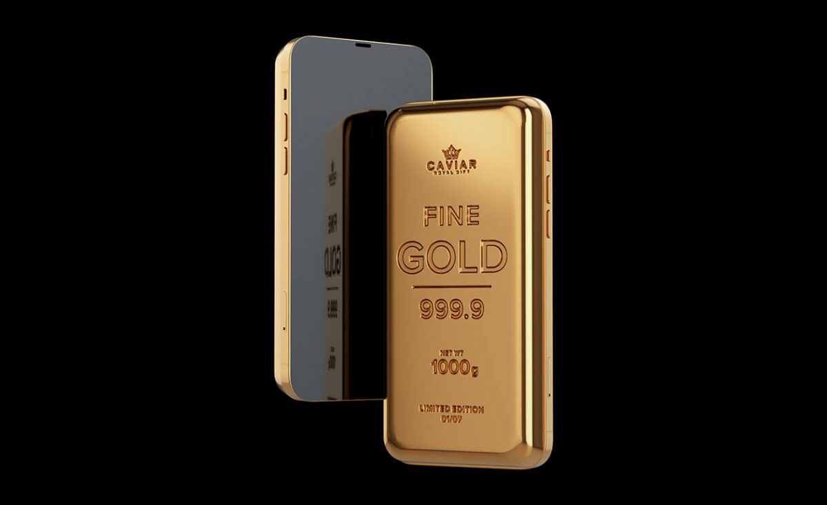 黃金版 iPhone 12 Caviar