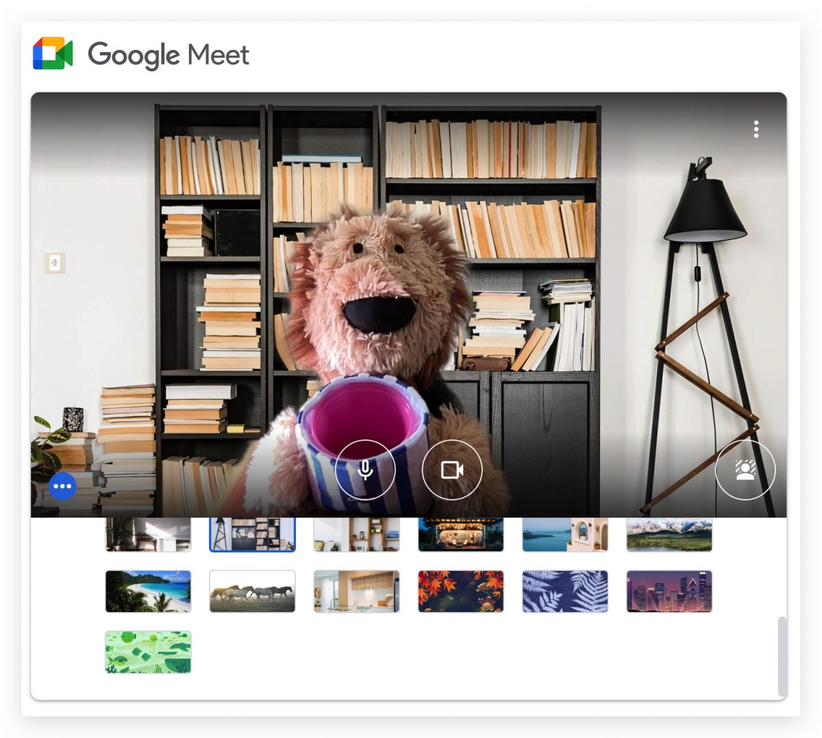 Google Meet Zoom 換背景
