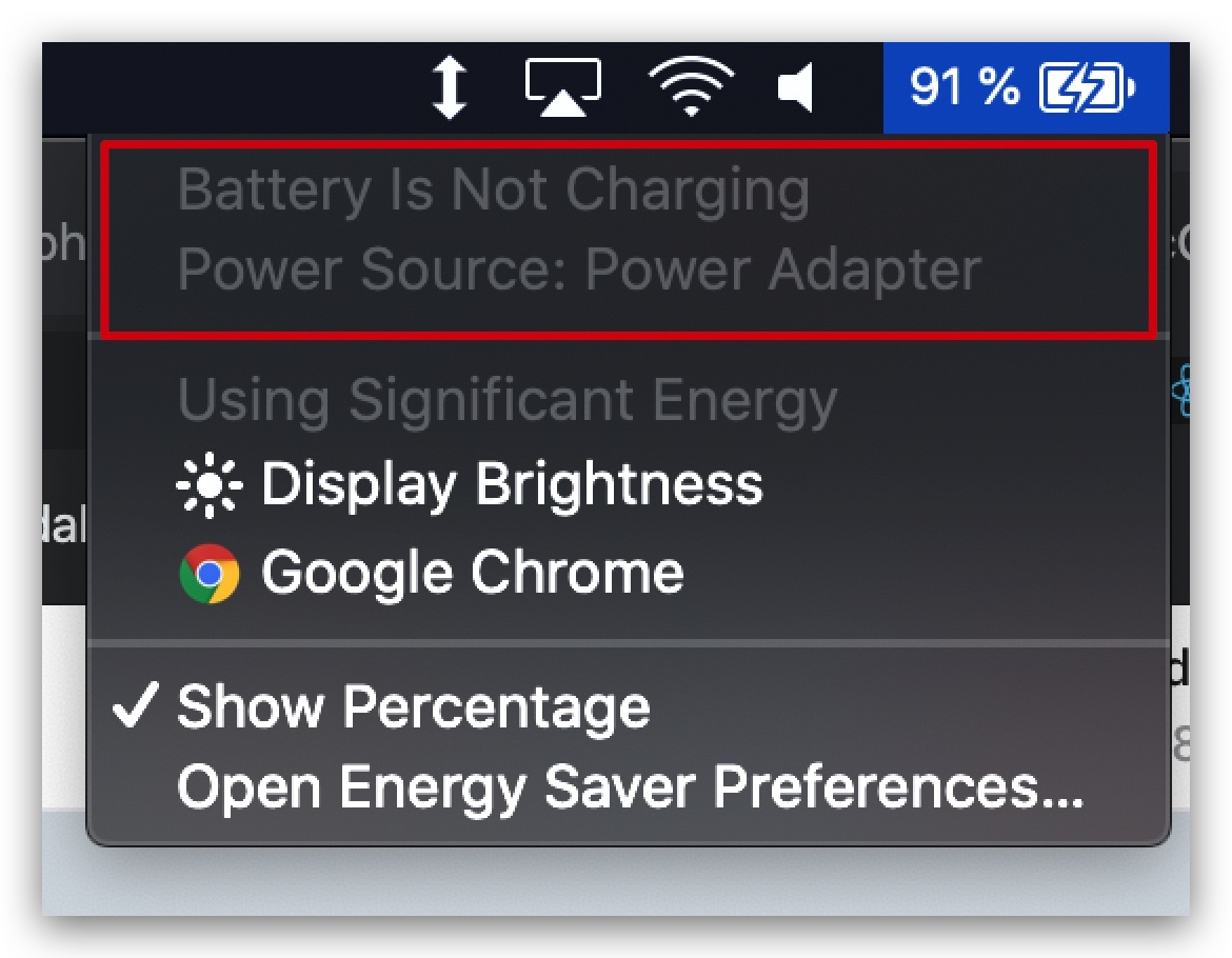 Mac 電池健康度 電池未充電 電池管理 電池百分比