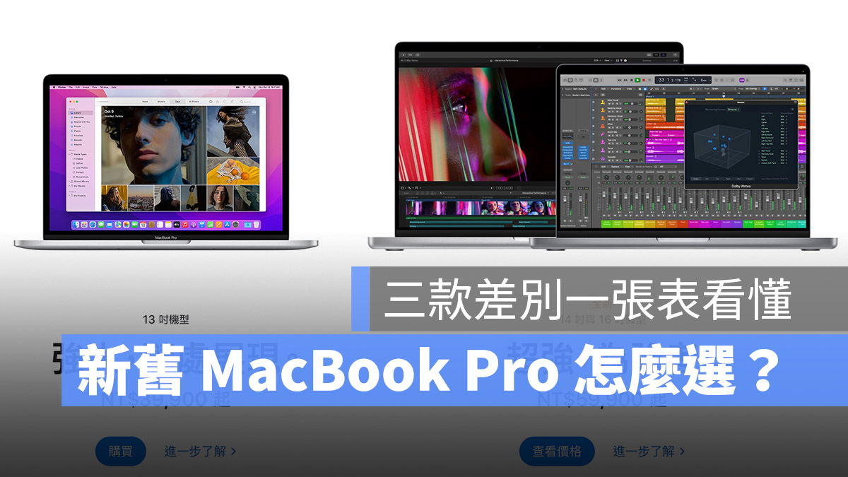 14 吋 16 吋 MacBook Pro