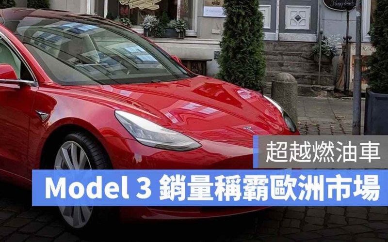 特斯拉 Tesla Model 3 歐洲 銷量