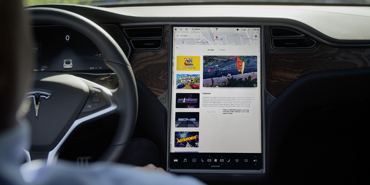 特斯拉 Tesla 車載遊戲功能 NHTSA