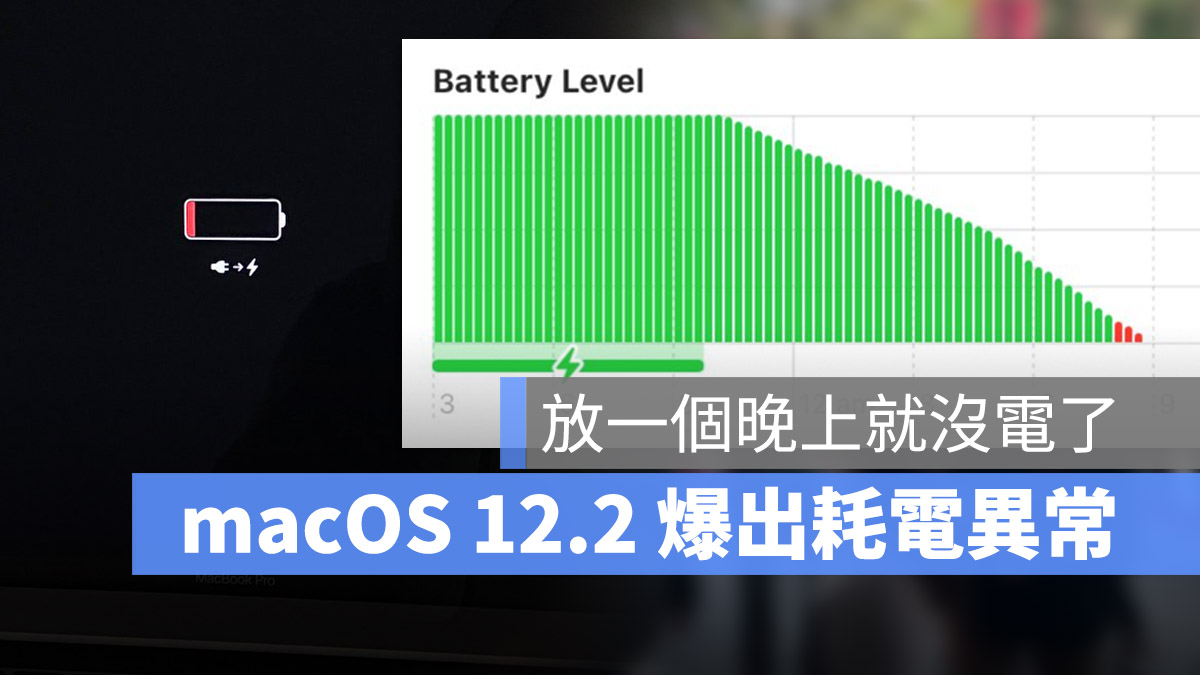 macOS 12.2 耗電異常 藍牙