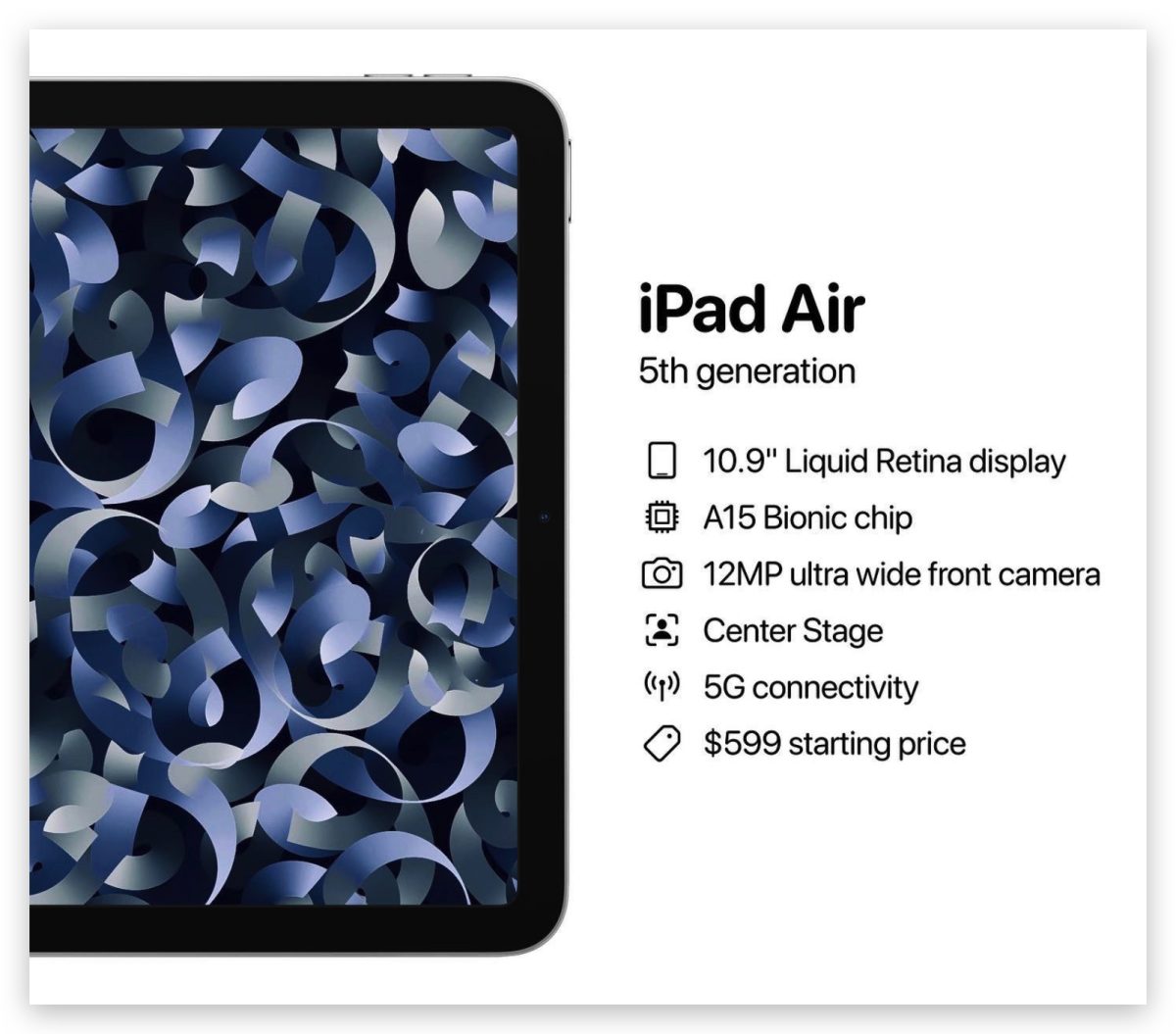 2022 春季發表會 iPad Air 5