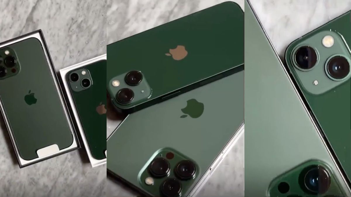 2022 蘋果春季發表會 iPhone 13 iPhone 13 Pro 綠色 松嶺青色