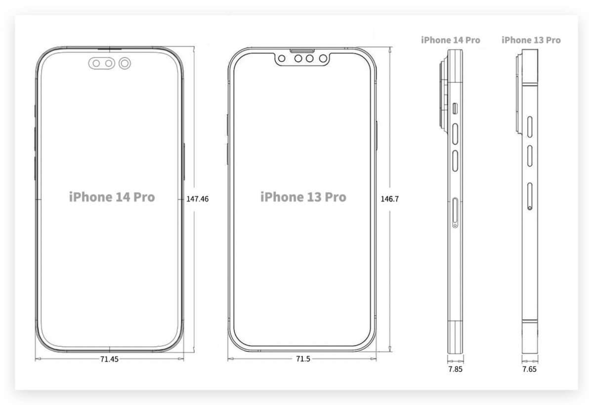 iPhone 14 Pro CAD