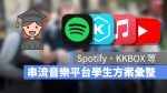 串流音樂平台 Spotify KKBOX Apple Music YouTube Premium 學生方案