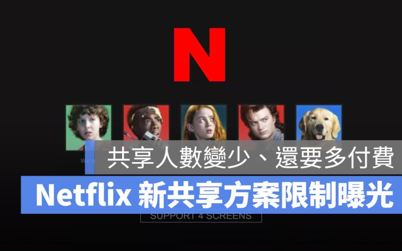 Netflix 共享方案 限制