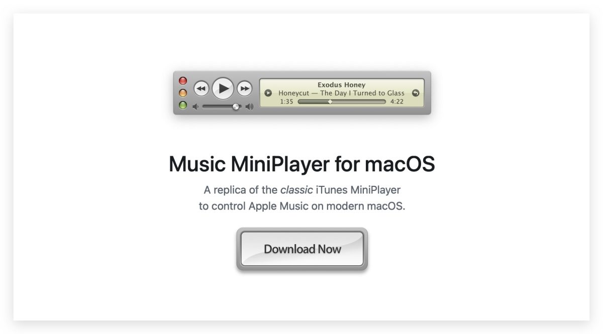 Music MiniPlayer