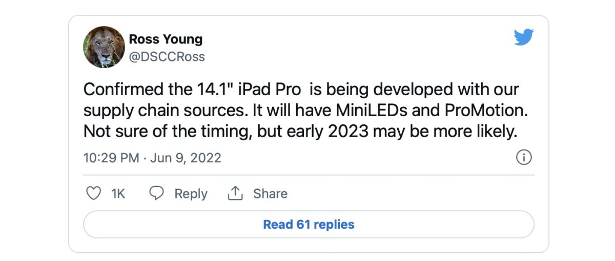 iPad Pro 14.1 吋
