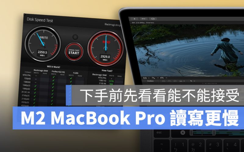 M2 MacBook Pro 讀寫速度