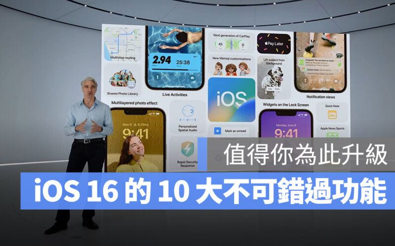 iOS 16 升級 特色