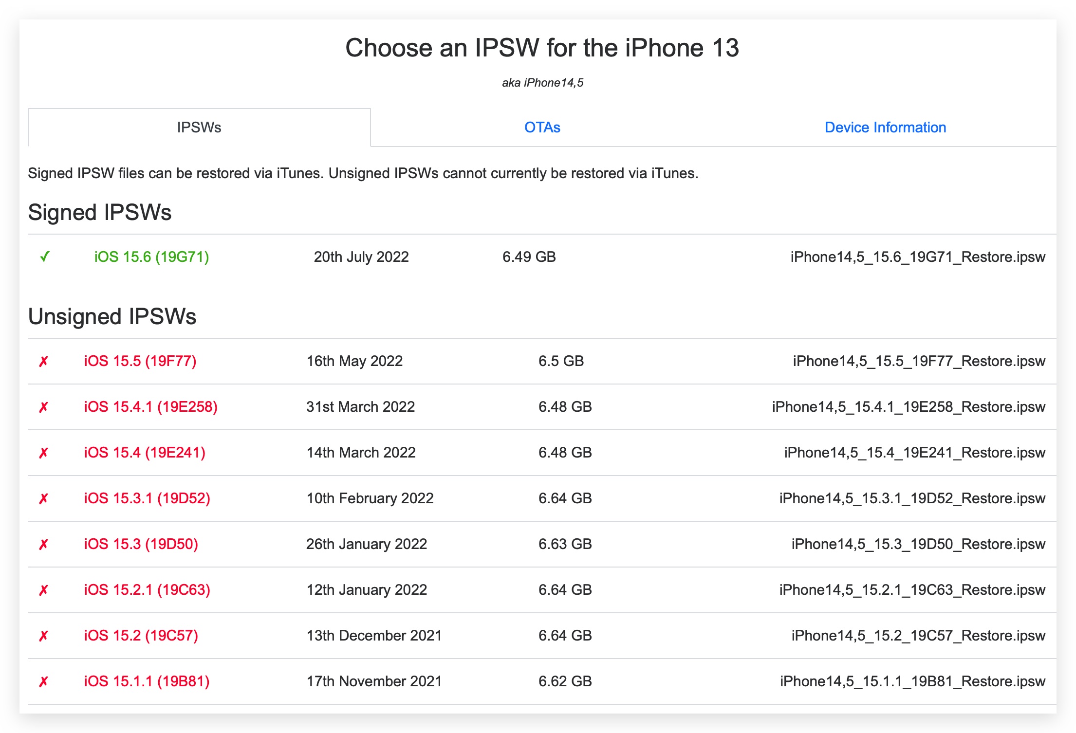 iOS 15.5 認證通道 認證關閉 降級 降版本