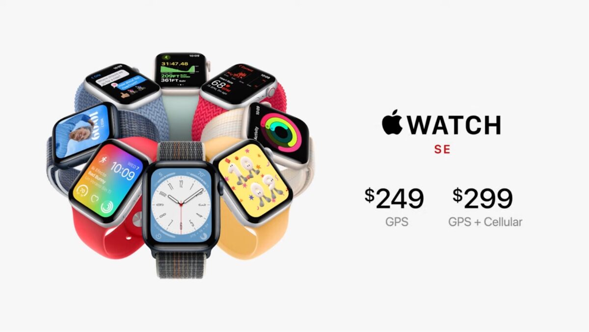Apple Watch SE 第二代正式推出：3 種全新顏色，售價249 美元起- 蘋果