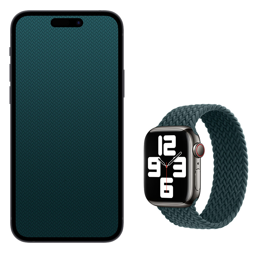 Apple Watch 編織錶帶 iPhone 桌布