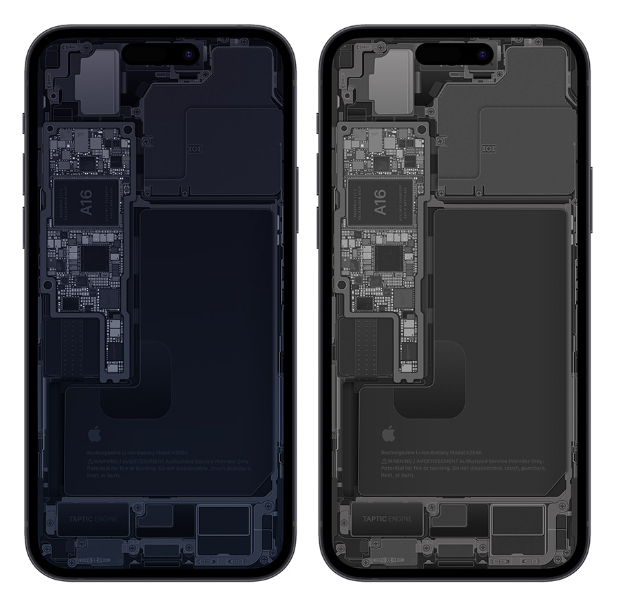 iPhone 14 iPhone 14 Pro 透明桌布