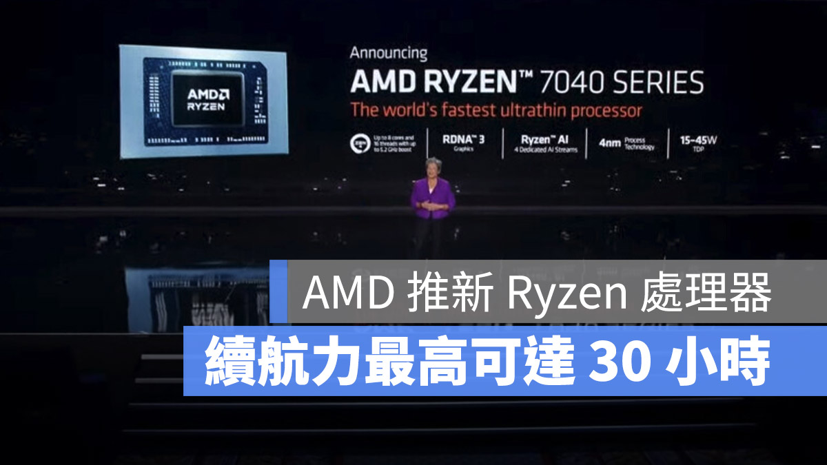 AMD 處理器 CPU Ryzen 9 7940HS