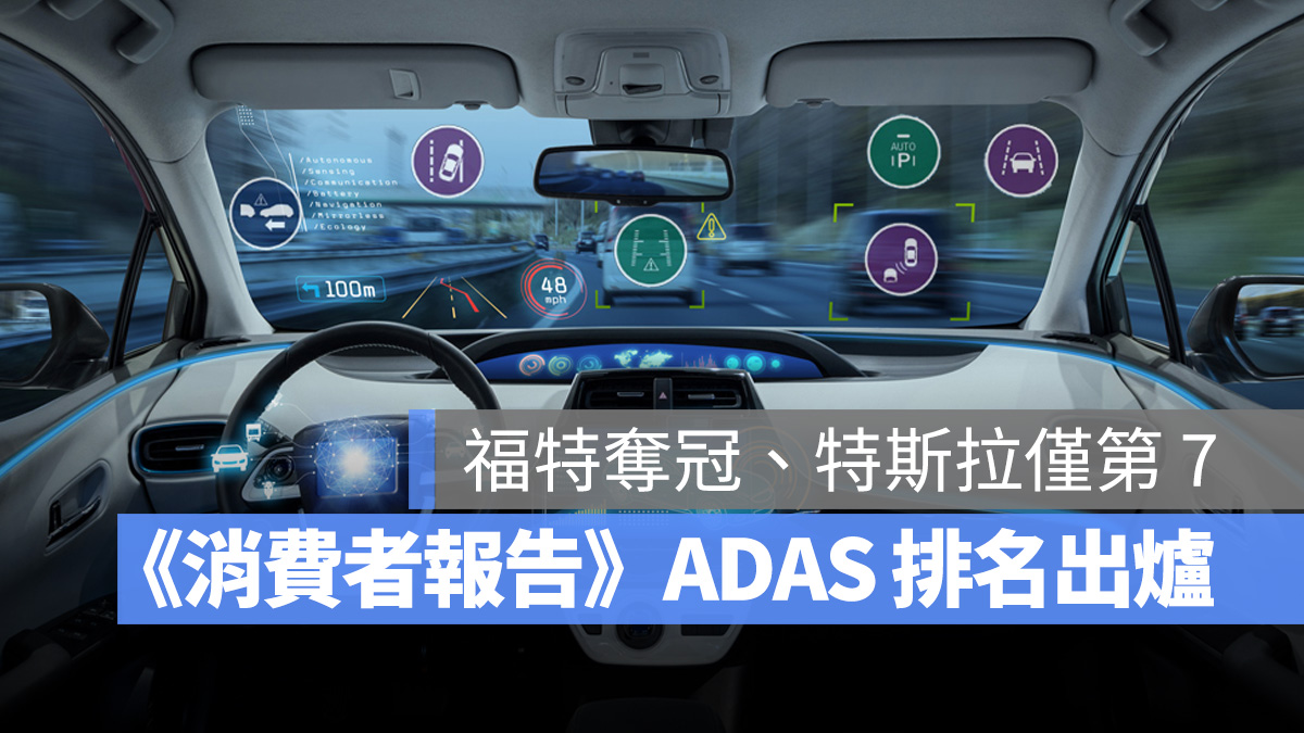 ADAS 消費者報告 駕駛輔助系統 特斯拉 Tesla 福特 通用汽車 賓士 Volvo 現代 Kia Honda