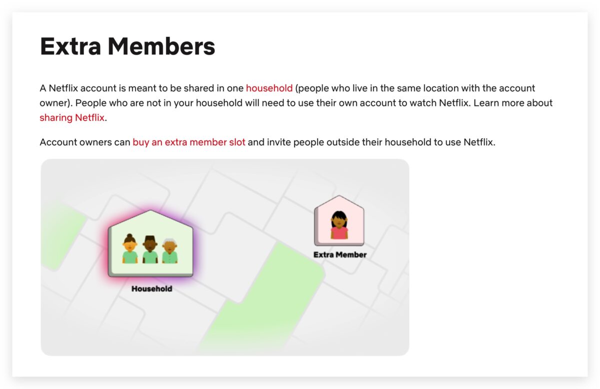 Netflix 家庭共享 密碼共享 家庭方案