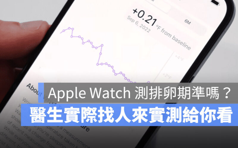 Apple Watch 經期追蹤 排卵 體溫