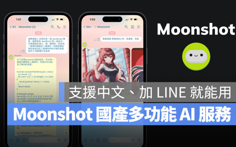 Moonshot Line 繪圖機器人 Moonshot AI 繪圖