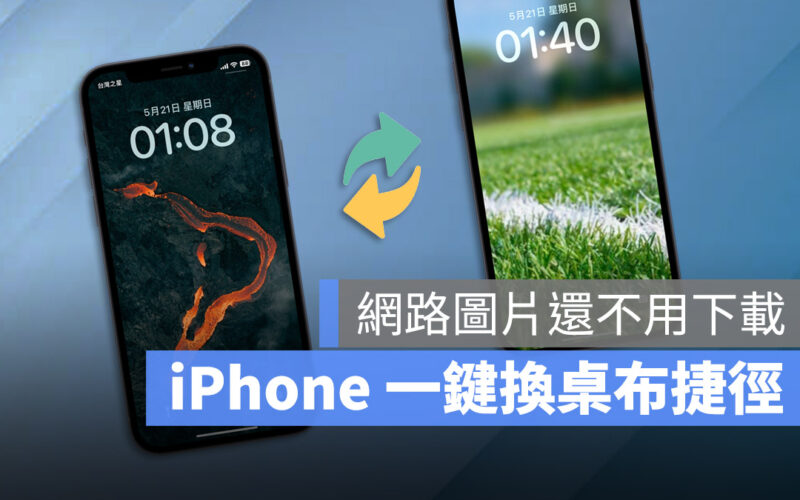 iPhone 一鍵換桌布 捷徑腳本 iOS 16