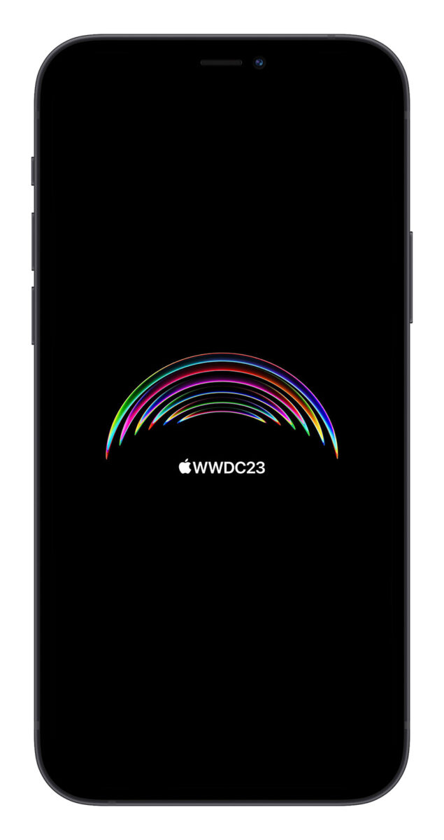 WWDC 2023 iPhone 桌布 邀請函
