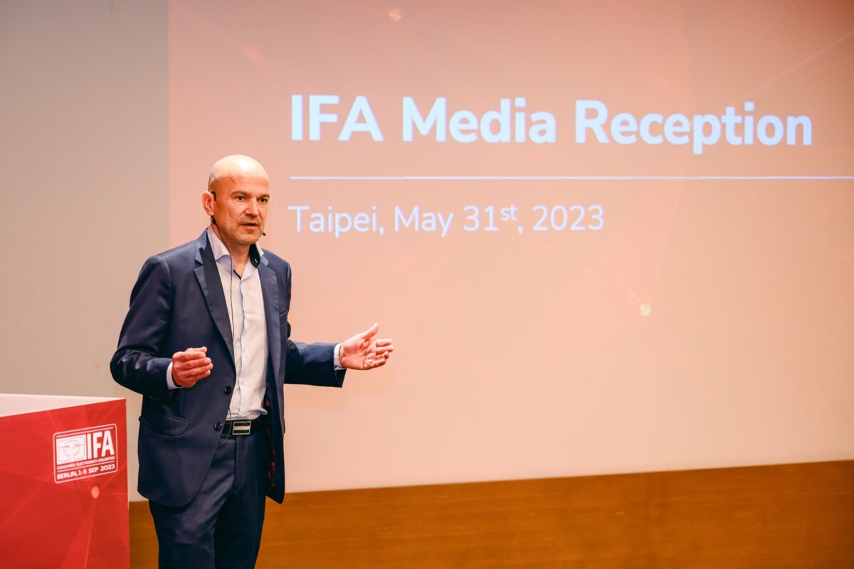 台灣亞洲唯一 2023 IFA  ,Mr. Dirk Koslowski, Executive Director of IFA Management GmbH