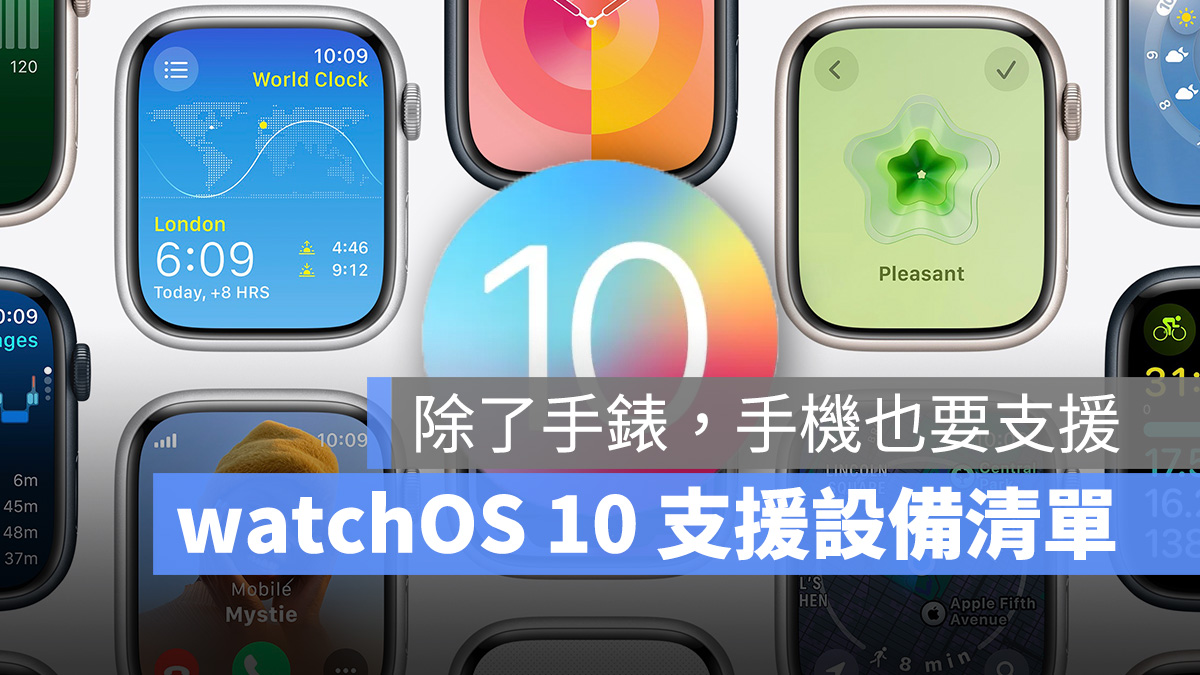 Apple Watch watchOS watchOS 10 WWDC WWDC 2023 支援設備