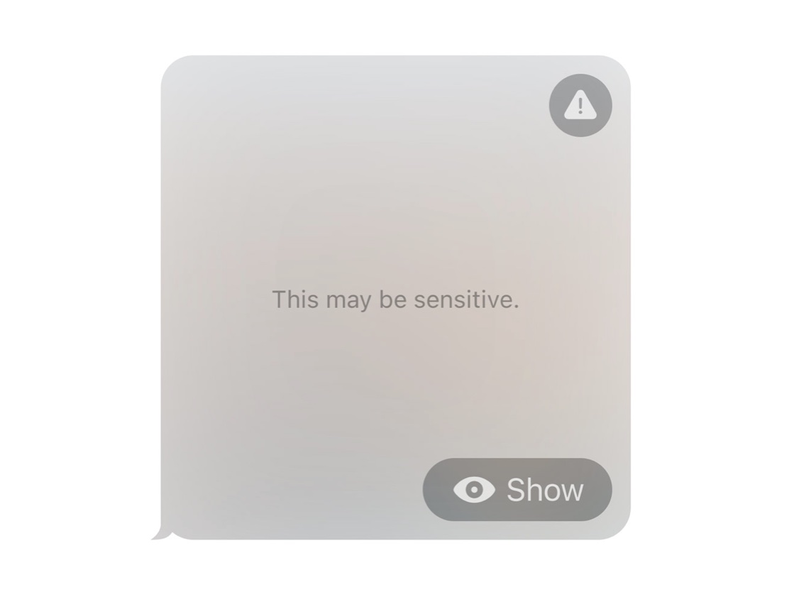 iOS 17 敏感性內容 隱藏 模糊 隱私 安全性